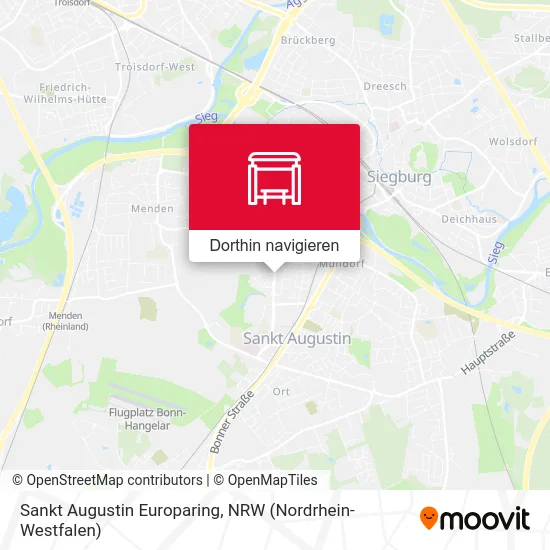 Sankt Augustin Europaring Karte