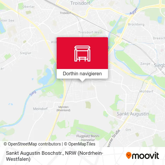 Sankt Augustin Boschstr. Karte