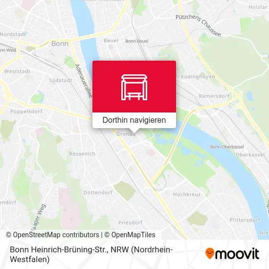 Bonn Heinrich-Brüning-Str. Karte