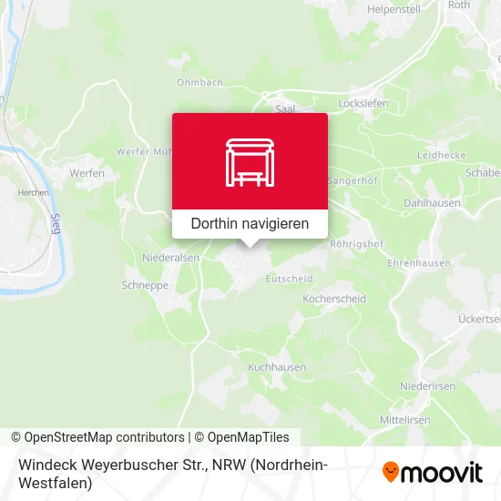 Windeck Weyerbuscher Str. Karte