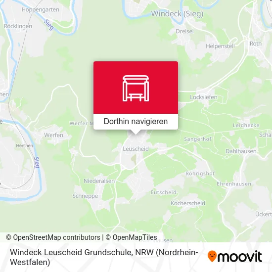 Windeck Leuscheid Grundschule Karte