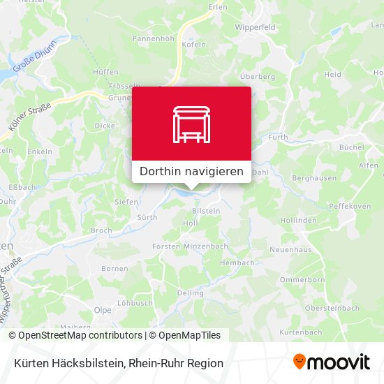 Kürten Häcksbilstein Karte