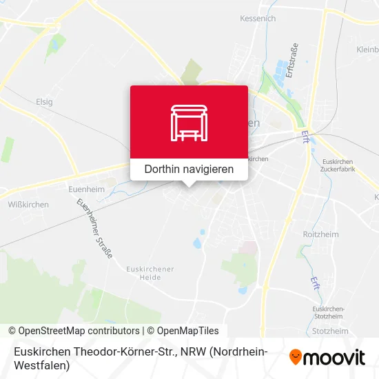 Euskirchen Theodor-Körner-Str. Karte