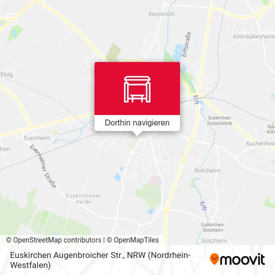 Euskirchen Augenbroicher Str. Karte