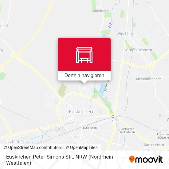 Euskirchen Peter-Simons-Str. Karte