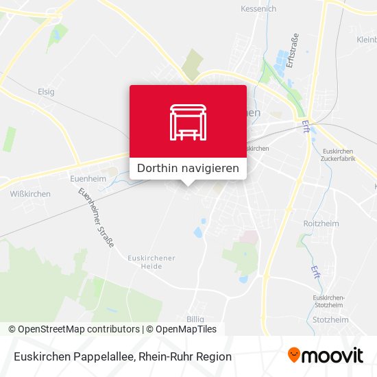 Euskirchen Pappelallee Karte