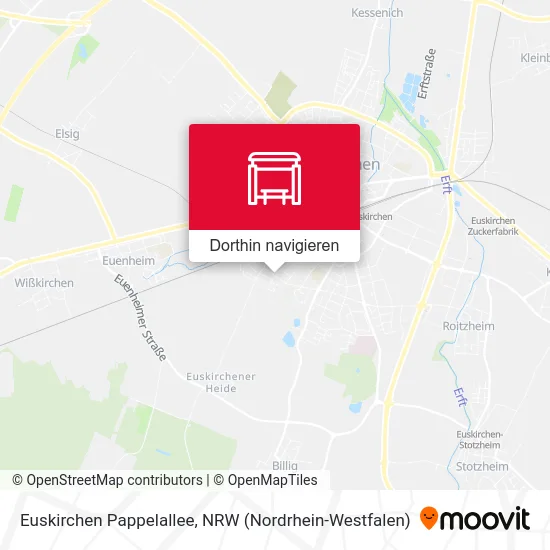 Euskirchen Pappelallee Karte