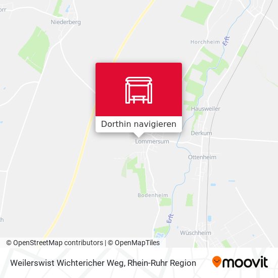 Weilerswist Wichtericher Weg Karte