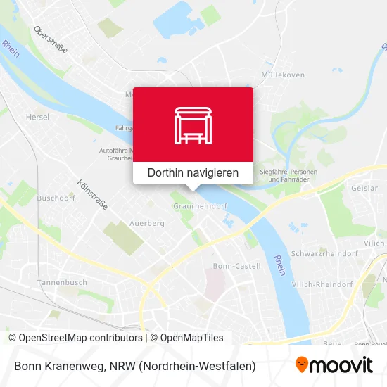 Bonn Kranenweg Karte