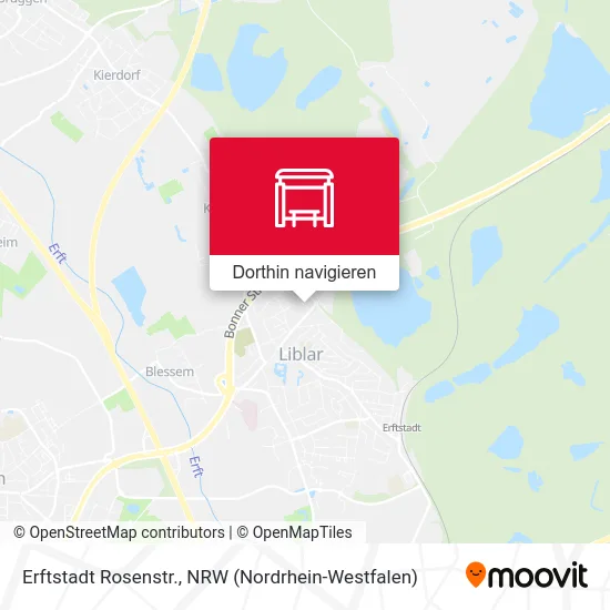 Erftstadt Rosenstr. Karte