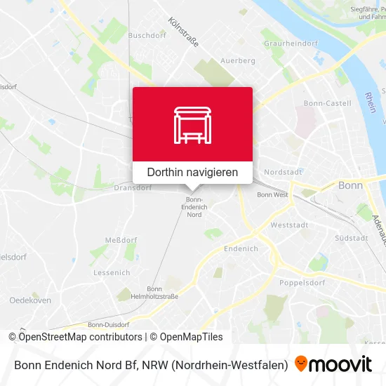 Bonn Endenich Nord Bf Karte