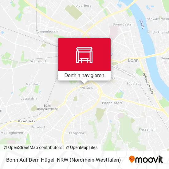 Bonn Auf Dem Hügel Karte