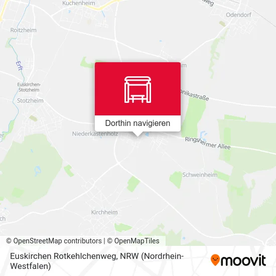 Euskirchen Rotkehlchenweg Karte