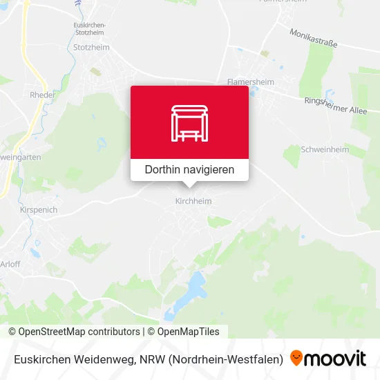 Euskirchen Weidenweg Karte