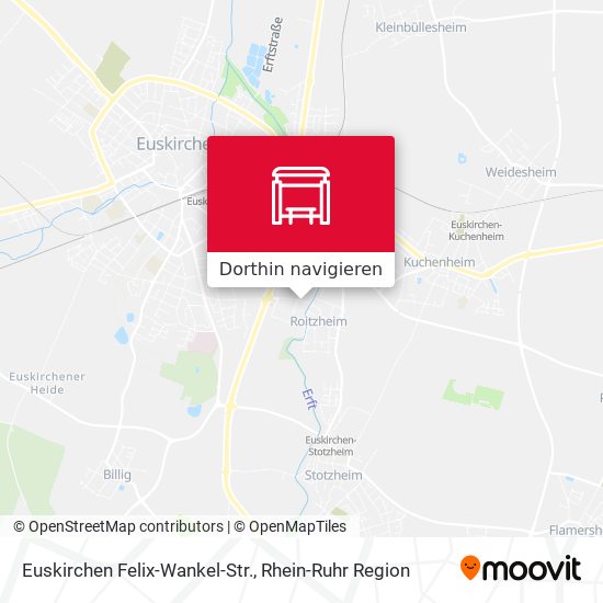 Euskirchen Felix-Wankel-Str. Karte