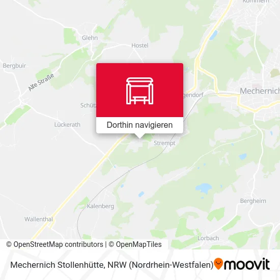 Mechernich Stollenhütte Karte