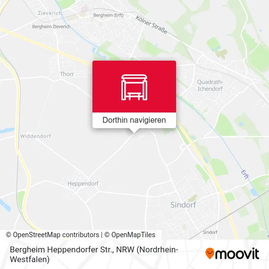Bergheim Heppendorfer Str. Karte