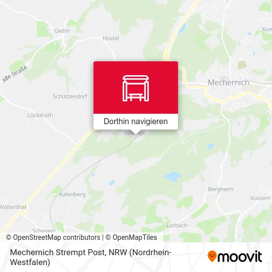 Mechernich Strempt Post Karte