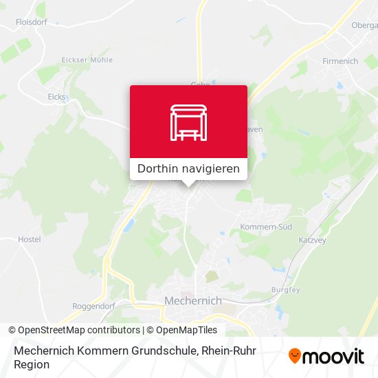 Mechernich Kommern Grundschule Karte