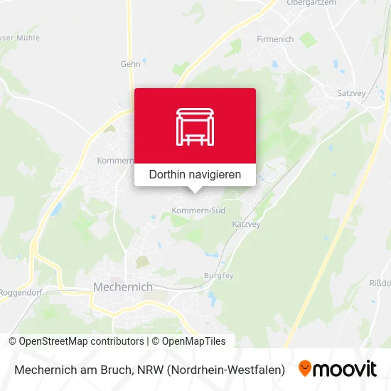 Mechernich am Bruch Karte