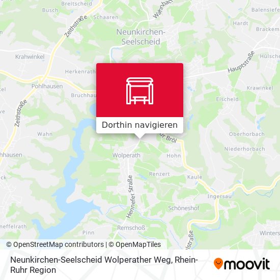 Neunkirchen-Seelscheid Wolperather Weg Karte
