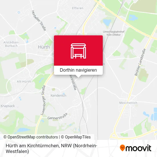 Hürth am Kirchtürmchen Karte