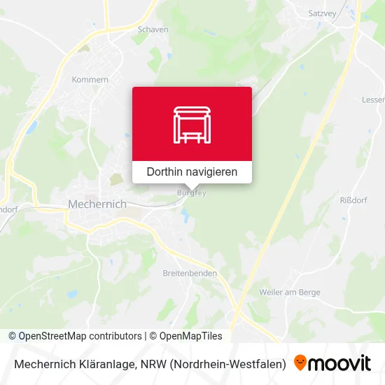 Mechernich Kläranlage Karte