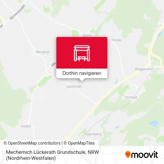 Mechernich Lückerath Grundschule Karte