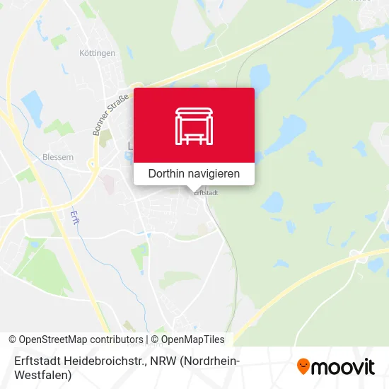 Erftstadt Heidebroichstr. Karte