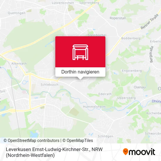 Leverkusen Ernst-Ludwig-Kirchner-Str. Karte
