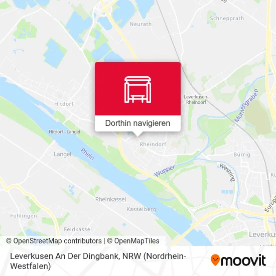 Leverkusen An Der Dingbank Karte