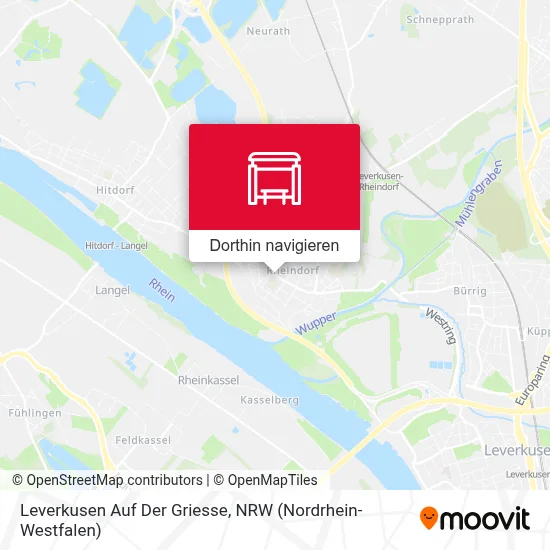 Leverkusen Auf Der Griesse Karte