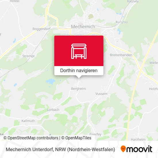 Mechernich Unterdorf Karte