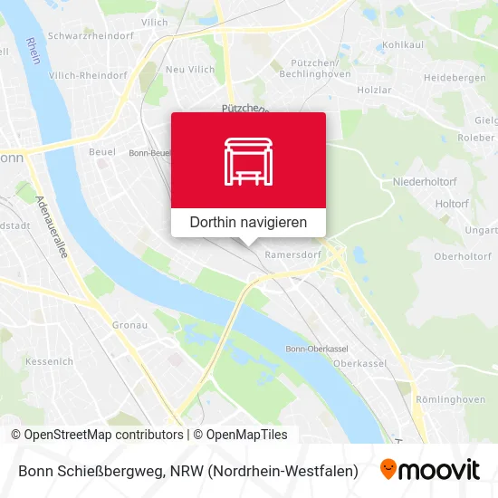 Bonn Schießbergweg Karte