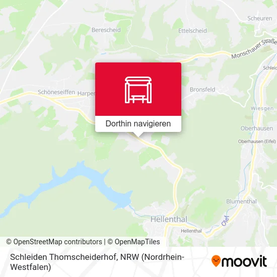 Schleiden Thomscheiderhof Karte