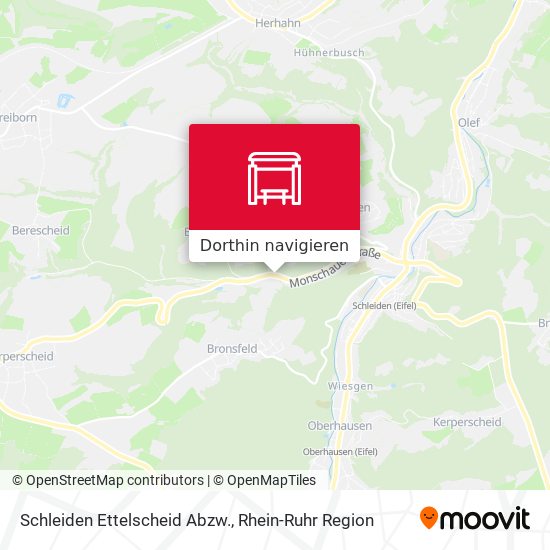 Schleiden Ettelscheid Abzw. Karte