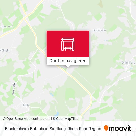 Blankenheim Butscheid Siedlung Karte