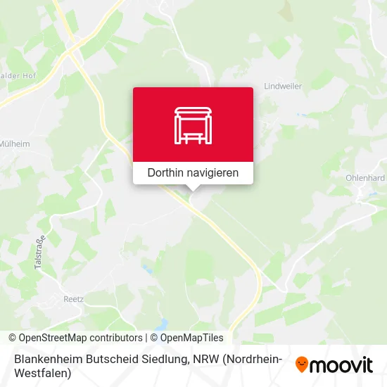 Blankenheim Butscheid Siedlung Karte