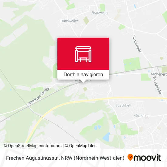 Frechen Augustinusstr. Karte