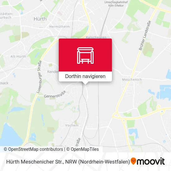 Hürth Meschenicher Str. Karte