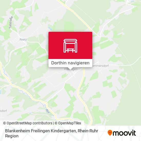 Blankenheim Freilingen Kindergarten Karte
