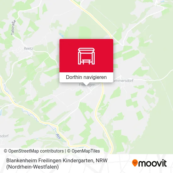 Blankenheim Freilingen Kindergarten Karte