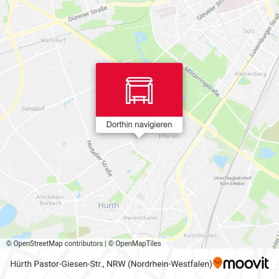 Hürth Pastor-Giesen-Str. Karte