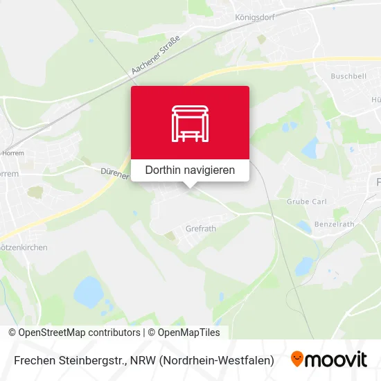 Frechen Steinbergstr. Karte