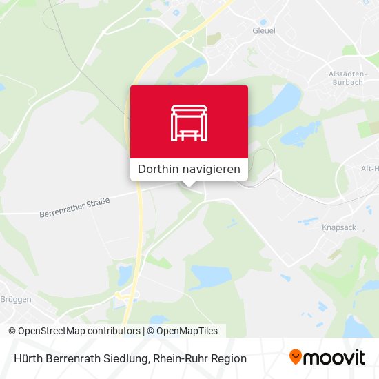 Hürth Berrenrath Siedlung Karte
