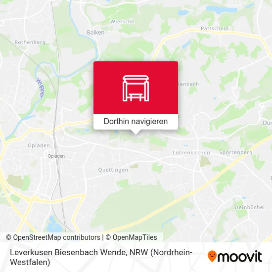 Leverkusen Biesenbach Wende Karte