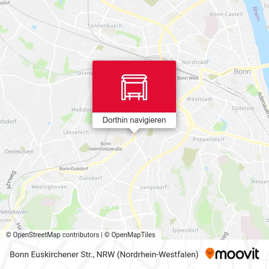 Bonn Euskirchener Str. Karte