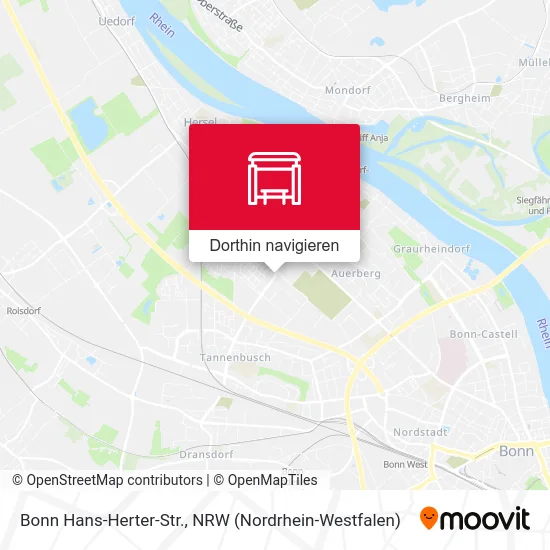 Bonn Hans-Herter-Str. Karte