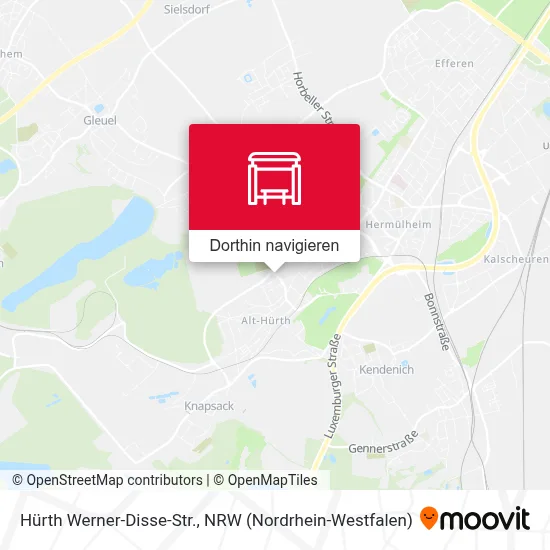 Hürth Werner-Disse-Str. Karte