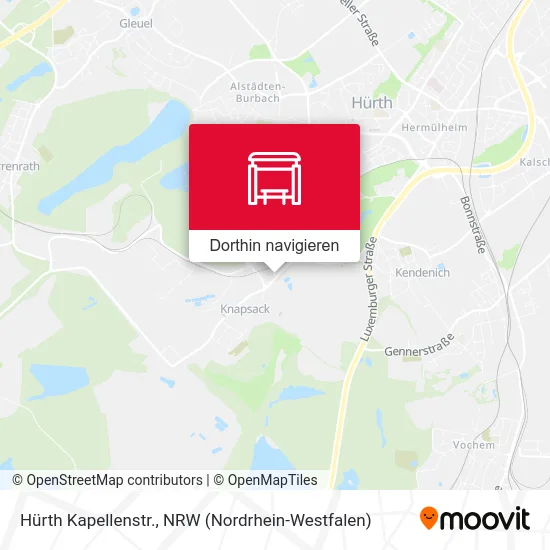 Hürth Kapellenstr. Karte